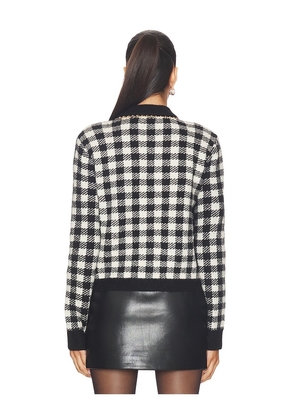 Generation Love Selma Houndstooth Cardigan in Black,White. Size S. Also in M, XL, XS.