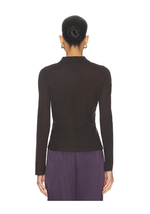 Guest In Residence Ella Shirt in Brown. Size M. Also in S, XL.
