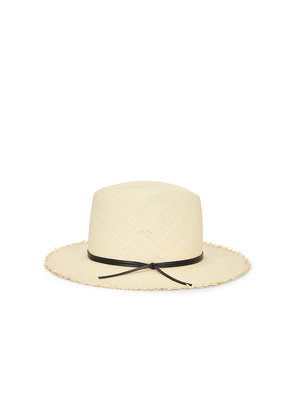Hat Attack Fringed Pammy Panama in Neutral.