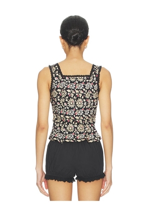 Free People Bridgette Corset Top in Black. Size XS. Also in S, M, L.