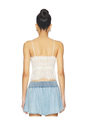 Free People Love And Lace Cami in Ivory. Size L. Also in XS, S, M.