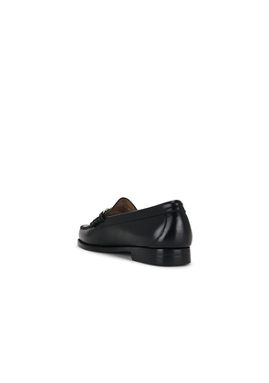 G.H.BASS Wide Lincoln Bit Weejun in Black. Size 11. Also in 8, 9.
