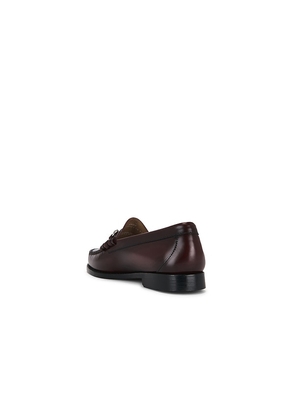 G.H.BASS Wide Lincoln Bit Weejun in Burgundy. Size 11. Also in 8, 9, 10, 12.