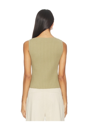Free People Tilly Vest in Green. Size M. Also in XS, S, XL.
