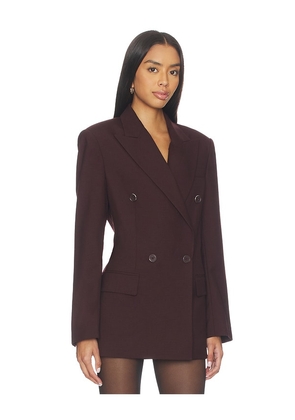 Helmut Lang Double Breasted Belt Blazer in Brown. Size 2. Also in 0, 6.