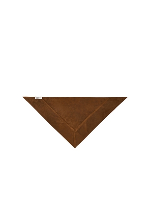 HERSKIND Suede Bandana in Man made laether with silver-tone metal hardware.