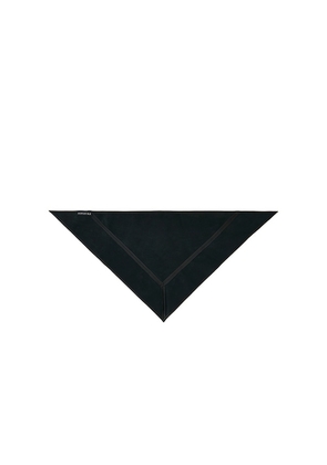HERSKIND Leather Scarf in Black.