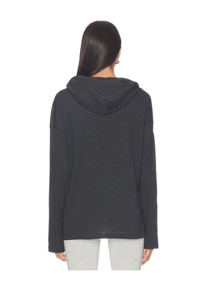 Fear of God ESSENTIALS Classic Fit Hooded Tee in Black. Size M. Also in XS, S.