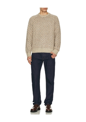 Faherty Donegal Crew Neck Sweater in Grey. Size S. Also in M, XL/1X.