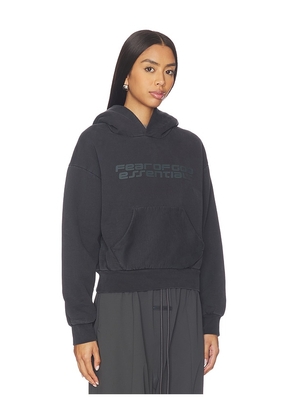 Fear of God ESSENTIALS Classic Hoodie in Black. Size M. Also in XS, S, L.