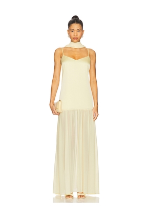 Show Me Your Mumu Dalia Maxi Dress in Yellow. Size M. Also in S, XL, XS.