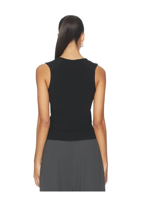 Fear of God ESSENTIALS Rib Tank Top in Black. Size M. Also in XS, S, L.