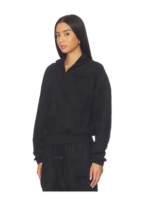 Fear of God ESSENTIALS Vintage Track Jacket in Black. Size M. Also in XS, S.