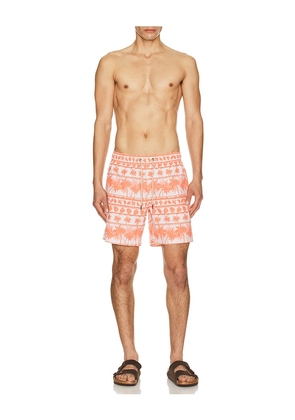 Fair Harbor Bayberryswim Trunk in Orange. Size M. Also in S, XL/1X.