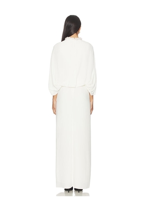 SIMKHAI Annette Cape Gown in Ivory. Size 2. Also in 0.