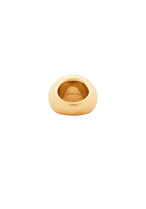 Jennifer Fisher Dylan Ring in Metallic Gold. Size 6. Also in 7.