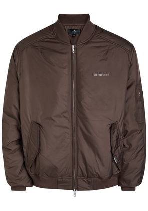 Represent Smart Quilted Shell Bomber Jacket - Black - M