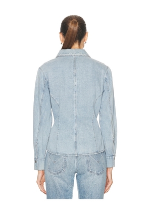 Hudson Jeans Button Up Long Sleeve Shirt in Baby Blue. Size L. Also in S, XS, M.
