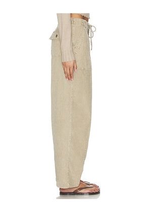 James Perse Fine Wale Stretch Cord Pant in Beige. Size 26. Also in 27, 28, 29.