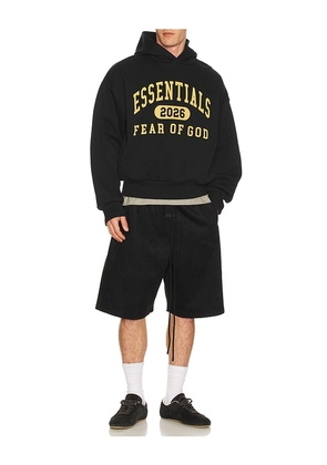 Fear of God ESSENTIALS Classic Hoodie in Black. Size M. Also in XS, S, L.