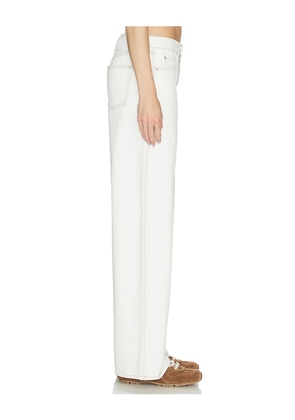 GRLFRND Austen Low Rise Curve in White. Size 23. Also in 28, 29, 30, 31, 32.