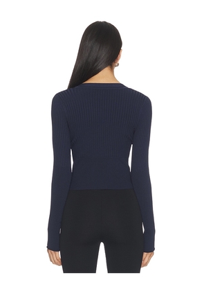 SIMKHAI Ailany Cardigan in Navy. Size L. Also in XS, S, M.