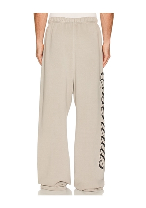 Fear of God ESSENTIALS Lounge Sweatpant in Grey. Size M. Also in L, XXL/2X.