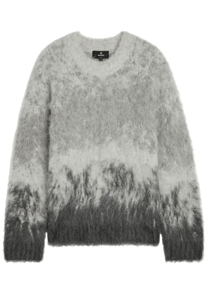 Represent Degradé Brushed Alpaca-blend Jumper - Light Grey - L
