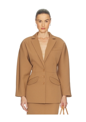 Helsa Vintage Dolman Blazer in Tan. Size L. Also in S, XS, XXS, M.