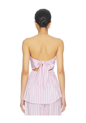 FAITHFULL Isole Top in Pink. Size L. Also in S, XS, M, XL.