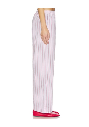 FAITHFULL Paloma Pant in Pink. Size L. Also in S, XS, M, XL.