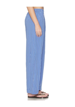 FAITHFULL Paloma Pant in Blue. Size L. Also in S, XS, M, XL.