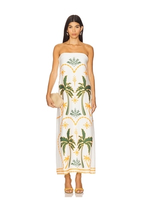 SEVEN WONDERS Saphira Maxi Dress in Ivory. Size XL. Also in XS.