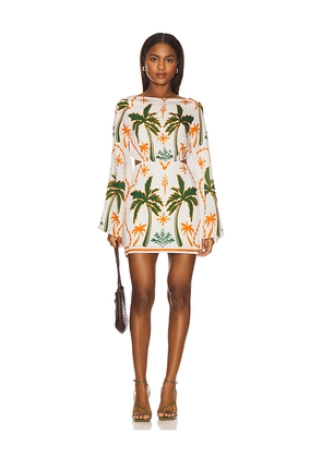 SEVEN WONDERS Isla Mini Dress in Ivory. Size XL. Also in XS.