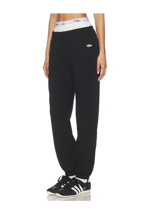 HOMMEgirls X Fruit Of The Loom Boxer Sweatpants in Black. Size M. Also in XS, S.