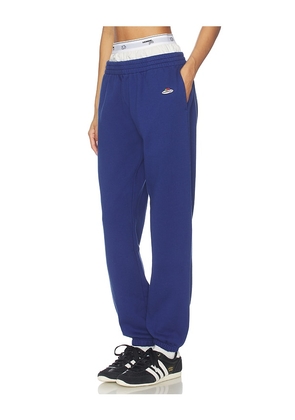 HOMMEgirls X Fruit Of The Loom Boxer Sweatpants in Navy. Size S. Also in M, XS.