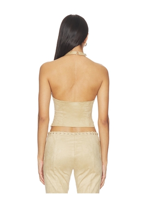 I.AM.GIA Zephyr Top in Tan. Size L. Also in S, XXS, XS, M, XL.