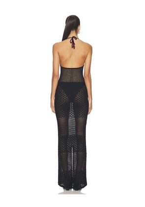 I.AM.GIA Marcy Crochet Dress in Black. Size L. Also in S, XS, M, XL.