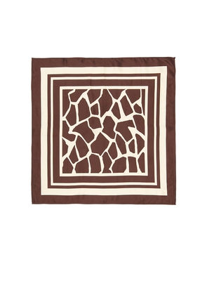 FAITHFULL Neve Head Scarf in Brown.