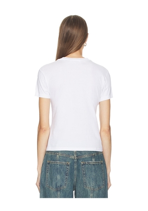 Helmut Lang Wardrobe Tee in White. Size M. Also in S, L.