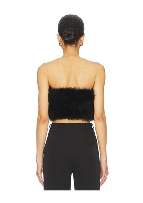 GIUSEPPE DI MORABITO Strapless Top in Black. Size 40. Also in 38, 42, 44, 46.