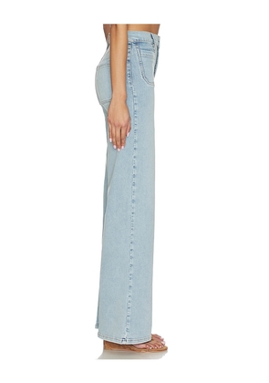 FRAME Le Slim Palazzo Modernist Pocket Long Jeans in Blue. Size 23. Also in 24, 25, 28, 30, 31, 32.