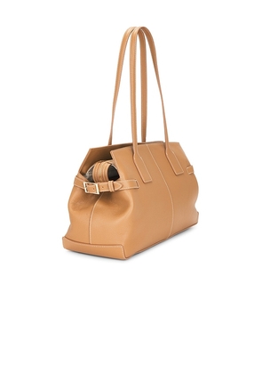 Flattered Lisa Bowler Bag in Tan.