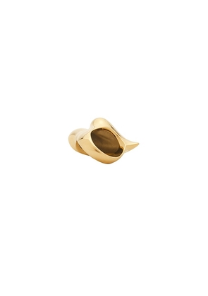 Jenny Bird Puffy Heart Ring in Metallic Gold. Size 6. Also in 7, 8.