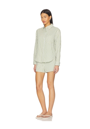 HEARTLOOM Davi Set in Olive. Size XS. Also in S, M, XL.