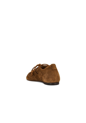 Isabel Marant Leyza Flat in Cognac. Size 38. Also in 39.
