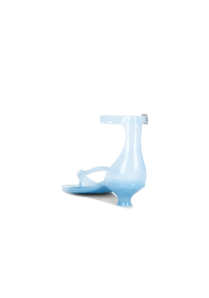 Jeffrey Campbell Gummy Thong Sandal in Baby Blue. Size 10. Also in 8, 9.