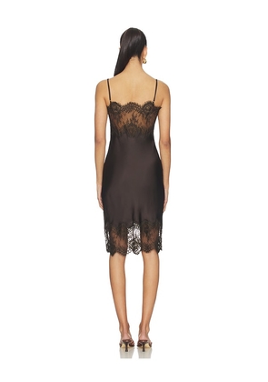 HERSKIND x REVOLVE Linus Dress in Chocolate. Size 34. Also in 32, 36, 38, 40.