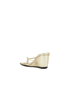 Jeffrey Campbell Simplicity Sandal in Metallic Gold. Size 10. Also in 7, 8.