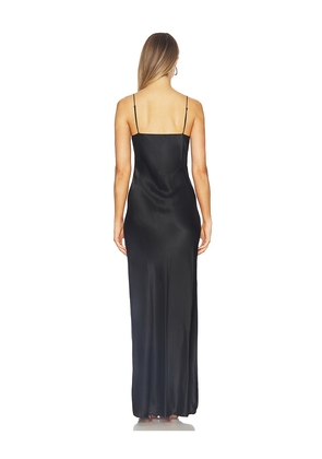 NILI LOTAN Cami Gown in Black. Size M. Also in XS, S.